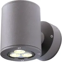 SLV 230365 SITRA UP/DOWN, Outdoor Wandleuchte, zweiflammig, TCR-TSE, IP44, up/down, anthrazit, max. 18 W