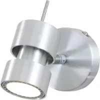 Steinhauer LED-Wandstrahler Natasja Led Metallgrau