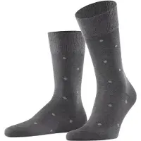 Falke Dot Herren Socken, 39-42, Grau, Punkte, Baumwolle