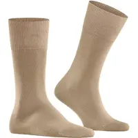 Falke Tiago Herren Socken, 41-42, Beige, Uni, Baumwolle