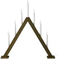 Markslöjd Ariele Adventskerzenständer, dunkelbraun, 54 cm