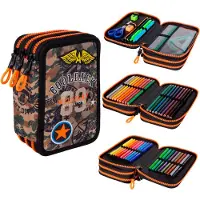CoolPack Jumper 3 Dreifach-Federmäppchen mit BADGES-Ausstattung