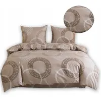 Cotton World Baumwolle world AML 3048 Bettwäsche-Set 160x200cm 3D-Muster