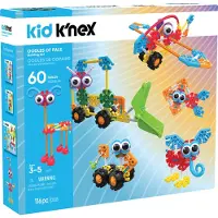 K'nex Kid 85701 60 Model Oodles of Pals Building Set, Kids Craft Set with 116 Pieces, Educational Toys for Kids, Fun and Colourful Building Toys for Boys and Girls, Construction Toys for 3 Year Olds +