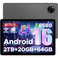 Doogee Tab A9+- Tablet,Android 16, 11 Zoll, 20(4+16)GB+64GB(bis 2TB erweiterbar), 90Hz, WiFi 5,8580mAh,Widevine L1