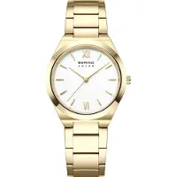 Bering 19932-734 Damenuhr, Edelstahl\Solar, Gold