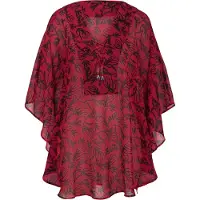 Bonprix Longtunika aus Chiffon, weiter kastiger Schnitt
