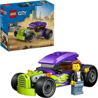 LEGO City Hot Rod - Rennwagen Modellauto Spielzeug mit Fahrer Minifigur, aufklappbarem Dach - Set für Feinmotorik - Geburtstagsgeschenk für Jungen ab 5 Jahren - 60485
