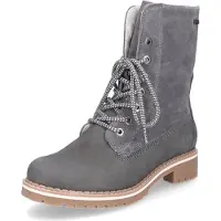 Tamaris Damenschuhe Stiefel Schnürer Grau Freizeit