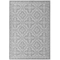 Hanse Home In- & Outdoor, Wetterfest, Robust, Wende Teppich Rosel, Weiß Grau - 120x170 cm