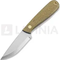 Brisa Necker 70 Scandi Halsmesser, mustard micarta