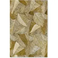 Hanse Home Villeroy & Boch In- & Outdoor Teppich Eugene, Gold Schwarz, wetterfest & robust - 200x285 cm