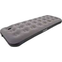 Avenli Luftmatratze Camping CloudCoil grau eingebaute Fußpumpe 191x73x22cm