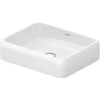 Duravit Aufsatzwaschtisch Qatego 50x40cm, o Ü, o. Hahnloch-/bank, we. hgl