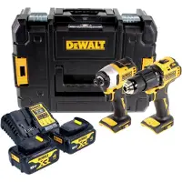 DeWalt | 18V XR Brushless Twin Kit - 2 X 4Ah | DCK2062M2T-QW