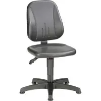 BIMOS Arbeitsdrehstuhl Unitec mit Gleitern Kunstleder Sitz-Höhe 440-620mm - 9650- 551