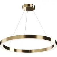 Maytoni Saturno LED Pendelleuchte, Hängeleuchte 60W Messing Neutralweiss