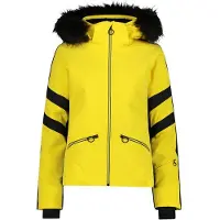 CMP Damen Skijacke Ski Jacket Zip Hood Gelb 42