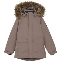 Color Kids Parka W. Fake Fur Taped Seams 741750 antler (5246) 92