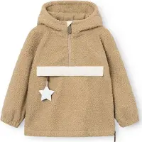 Mini A Ture Matarman Sherpa anorak. GRS travertine beige (0341) 122