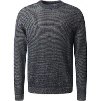 Pierre Cardin Rundhalspullover "Strick RH" Waffelmuster