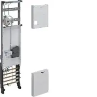 Hager ZH33W7NT Komplettfeld, universZ, 1050x250mm, 3-P., 1ZP, 10 mm2, mit Trennfkt.