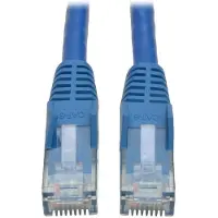 Eaton Tripp Lite N201-007-BL50BP Cat6 Gigabit hakenloses, anvulkanisiertes (UTP) Ethernet-Kabel (RJ45 Stecker/Stecker), PoE, Blau, 2,13 m, Großpackung 50 Stk., 2,13 m, Cat6, U/UTP (UTP), RJ-45, RJ-45, Blau
