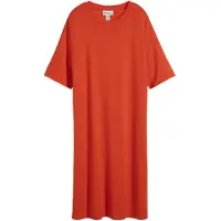 Bonprix Shirtkleid lässige Passform, A-Linie, Kurzarm-Design, aus Viskose, ohne Kragen