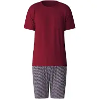 Calida Pyjama "Relax Imprint" 2 tlg. mit elastischem Hosenbund