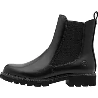 Tamaris Chelsea Damenschuh 100% vegan mit weichem Fußbett 1-25417-45, Größe:41 EU, Farbe:Schwarz
