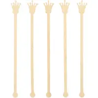 Papstar 1000 Getränke-Quirle, Bambus pure 20 cm Crown