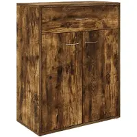 vidaXL Sideboard Räuchereiche 60x30x75 cm Holzwerkstoff