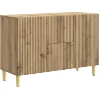 vidaXL Sideboard Artisan-Eiche 89 x 34,5 x 60 cm Holzwerkstoff