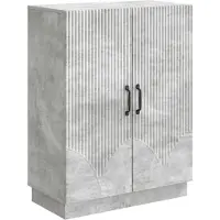 vidaXL Sideboard Betongrau 66 x 34,5 x 87 cm Holzwerkstoff