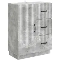vidaXL Sideboard Betongrau 66 x 34,5 x 87 cm Holzwerkstoff