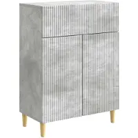vidaXL Sideboard Betongrau 66 x 34,5 x 90 cm Holzwerkstoff