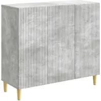 vidaXL Sideboard Betongrau 89 x 34,5 x 80 cm Holzwerkstoff