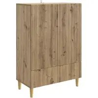 vidaXL Sideboard Artisan-Eiche 66 x 34,5 x 95 cm Holzwerkstoff
