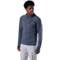 Rossignol Herren Hoodie M Textured, mittlere Schicht, grau - Größe M