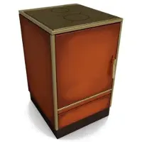 Glutos Küchenherd HH 02 S | majolika | Scharnier links | 5,5 kW