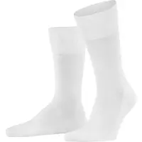 Falke Tiago Herren Socken, 41-42, Weiß, Uni, Baumwolle