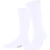 Falke Cool 24/7 Herren Socken, 45-46, Weiß, Uni, Baumwolle