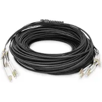 Digitus Vorkonfektionierte Glasfaser Universal Breakout Kabel, Multimode OM4, 8 Fasern, LC/UPC - LC/UPC, 50 m, U-DQ(ZN) BH, OM4, LC, LC