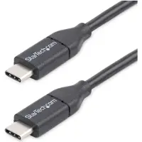 StarTech.com .com 3m USB-C-Ladekabel, Laden und Synchronisieren, 60W (3A) Power Delivery, USB 2.0 Laptop-Ladekabel - USB C Ladekabel, 3 m, USB C, USB C, USB 2.0, 0,48 Gbit/s, Schwarz