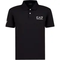 EA7 für Herren. 8NPF23_PJEMZ Polo Sport Ventus 7 schwarz (M), Lässig, Sportlich, Polyester, Kurzarm