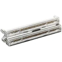 Hager KM25A PE/N-Klemme, univers Z, 2x25 Klemmstellen, 11x16/14x10 mm2