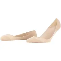 Falke Step Medium Cut Box Damen Füßlinge, 41-42, Beige, Uni, Baumwolle