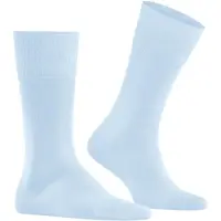 Falke Tiago Herren Socken, 39-40, Blau, Uni, Baumwolle