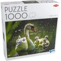 Tactic Puzzle Lovers Swan on Lake with Babies 1000 pcs puzzle, 1000 Stück(e), Tiere