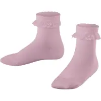 Falke Romantic Lace Kinder Socken, 23-26, Rosa, Uni, Baumwolle